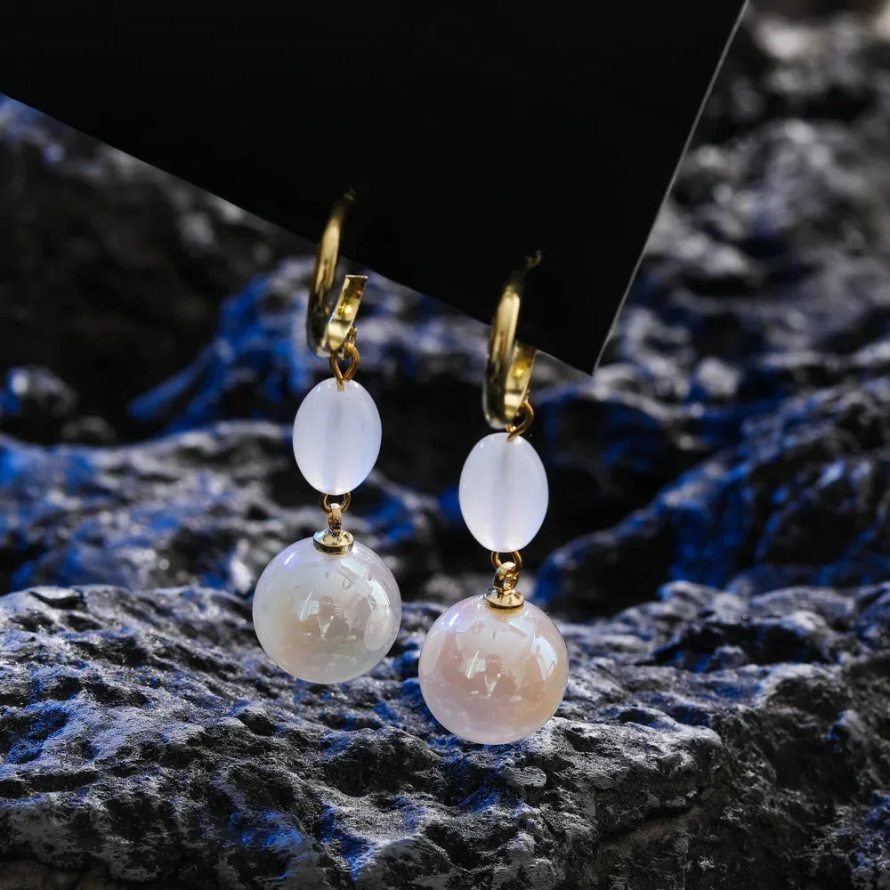 Pearl Long Earrings