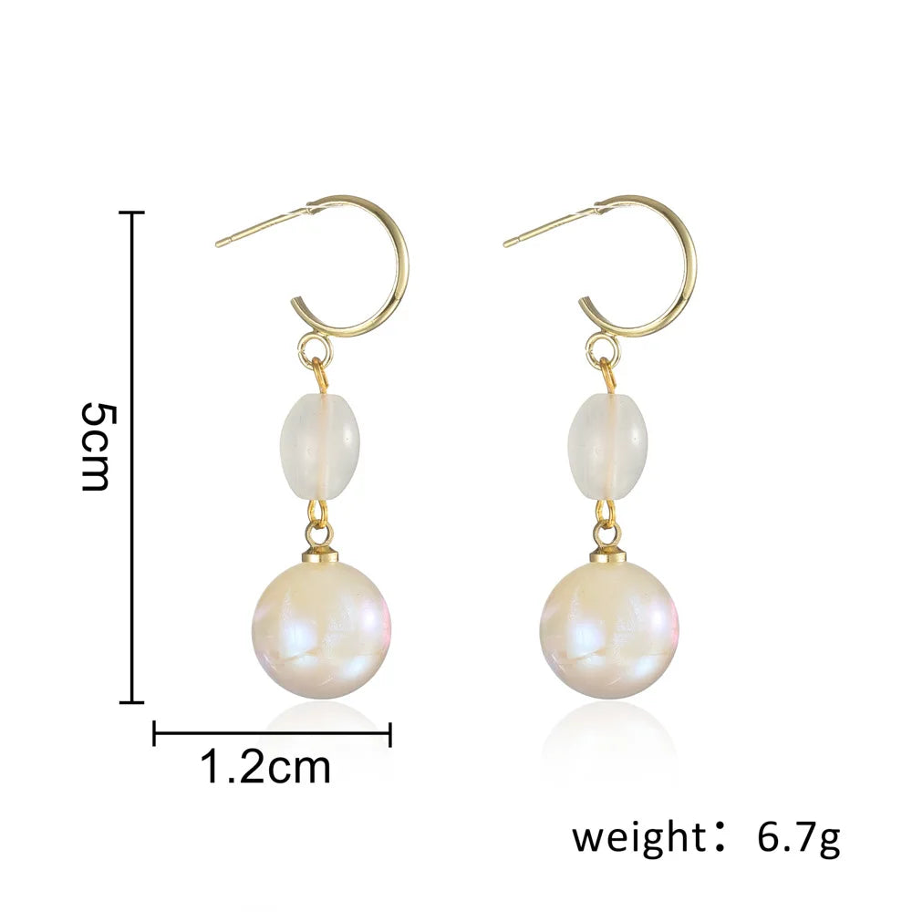 Pearl Long Earrings