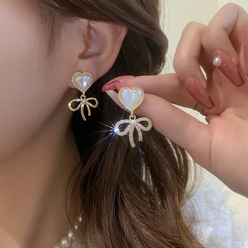 Pearl Long Earrings