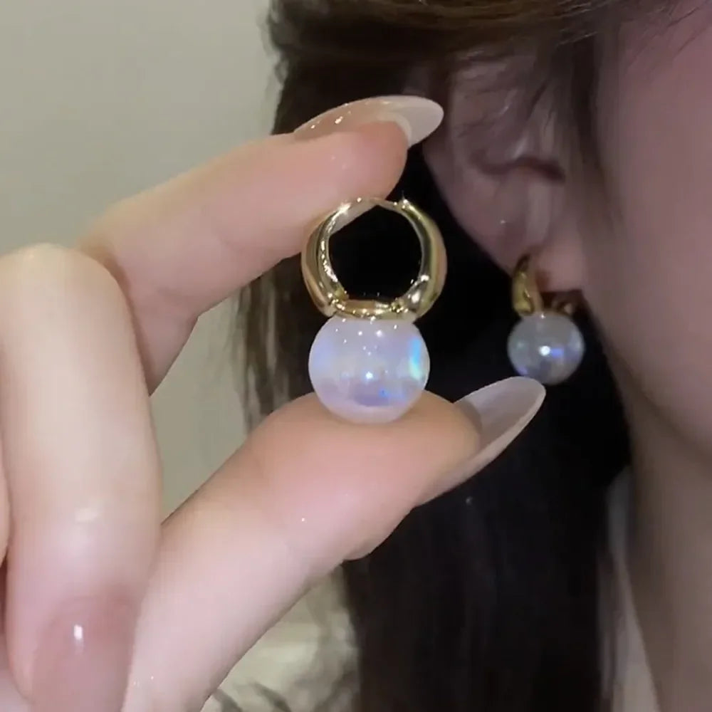 Pearl Long Earrings