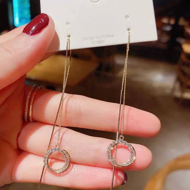 Pearl Long Earrings