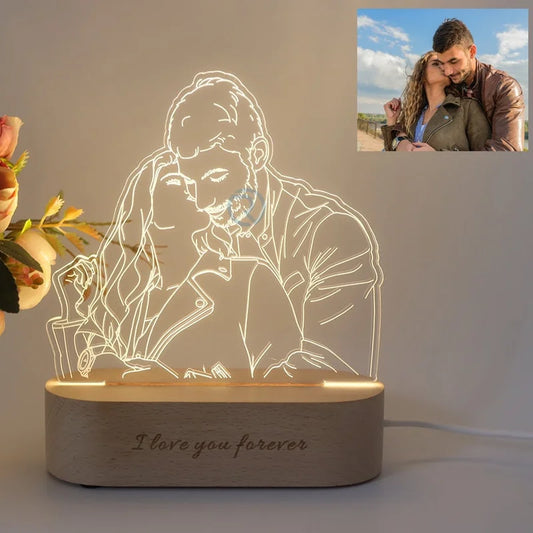 Personalized Gift Photo 3D Lamp