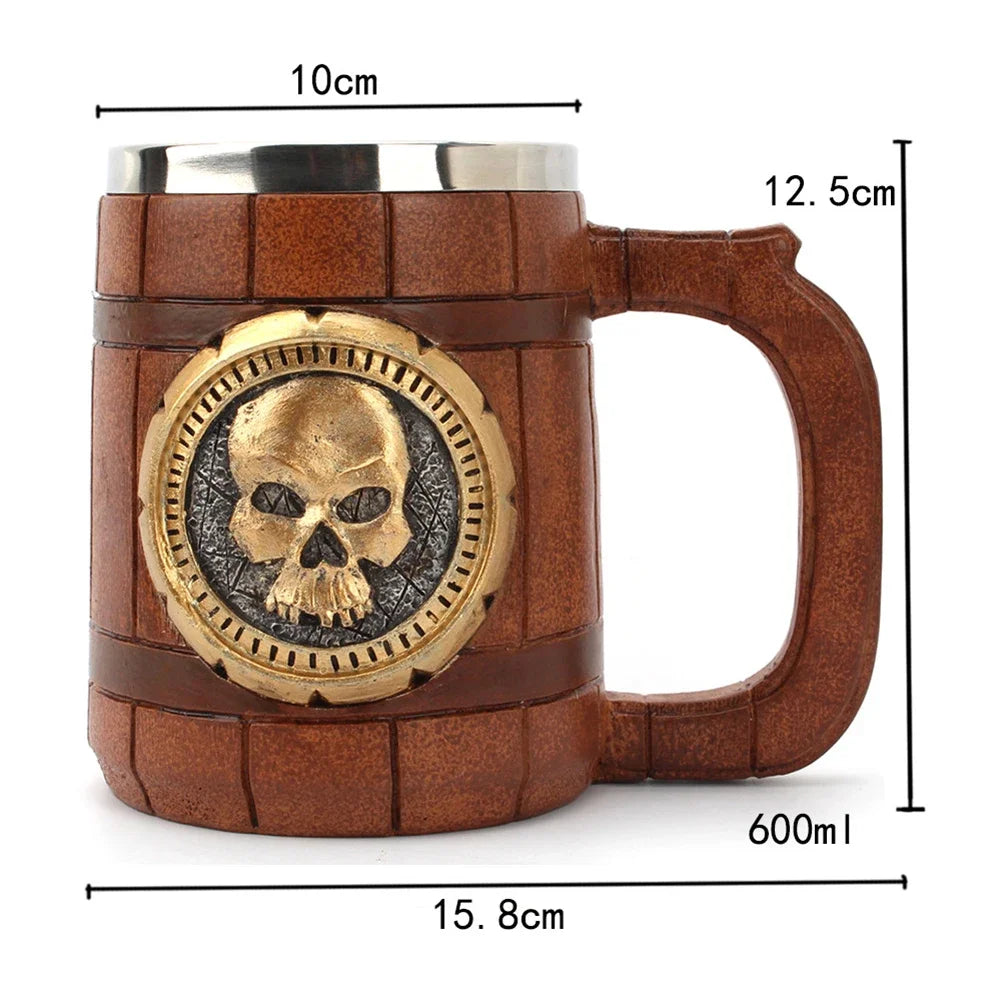 Viking Wood Style Mug