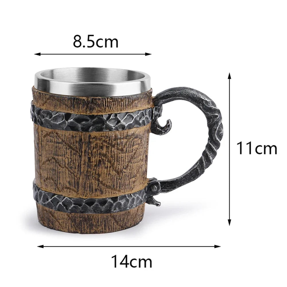 Viking Wood Style Mug