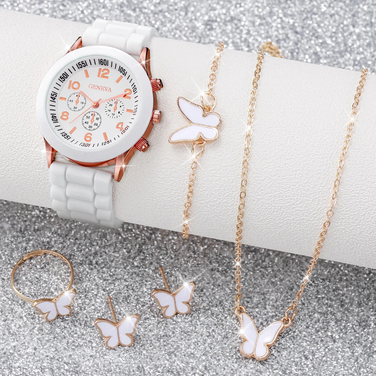 6PCS Women Watches Fashion