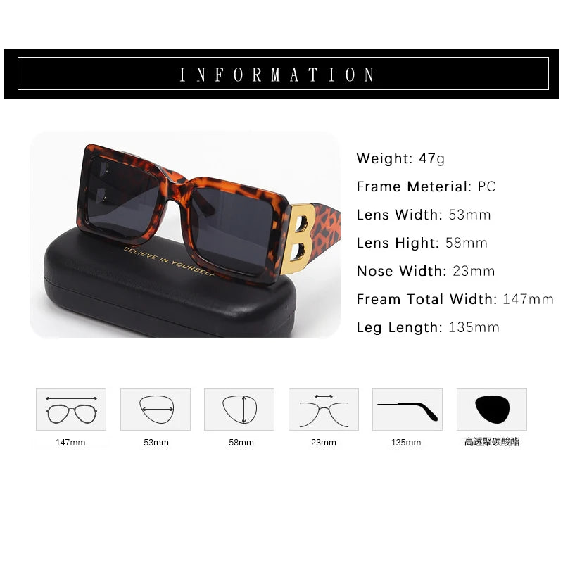 \Fashion Oversized Luxury Sunglasses