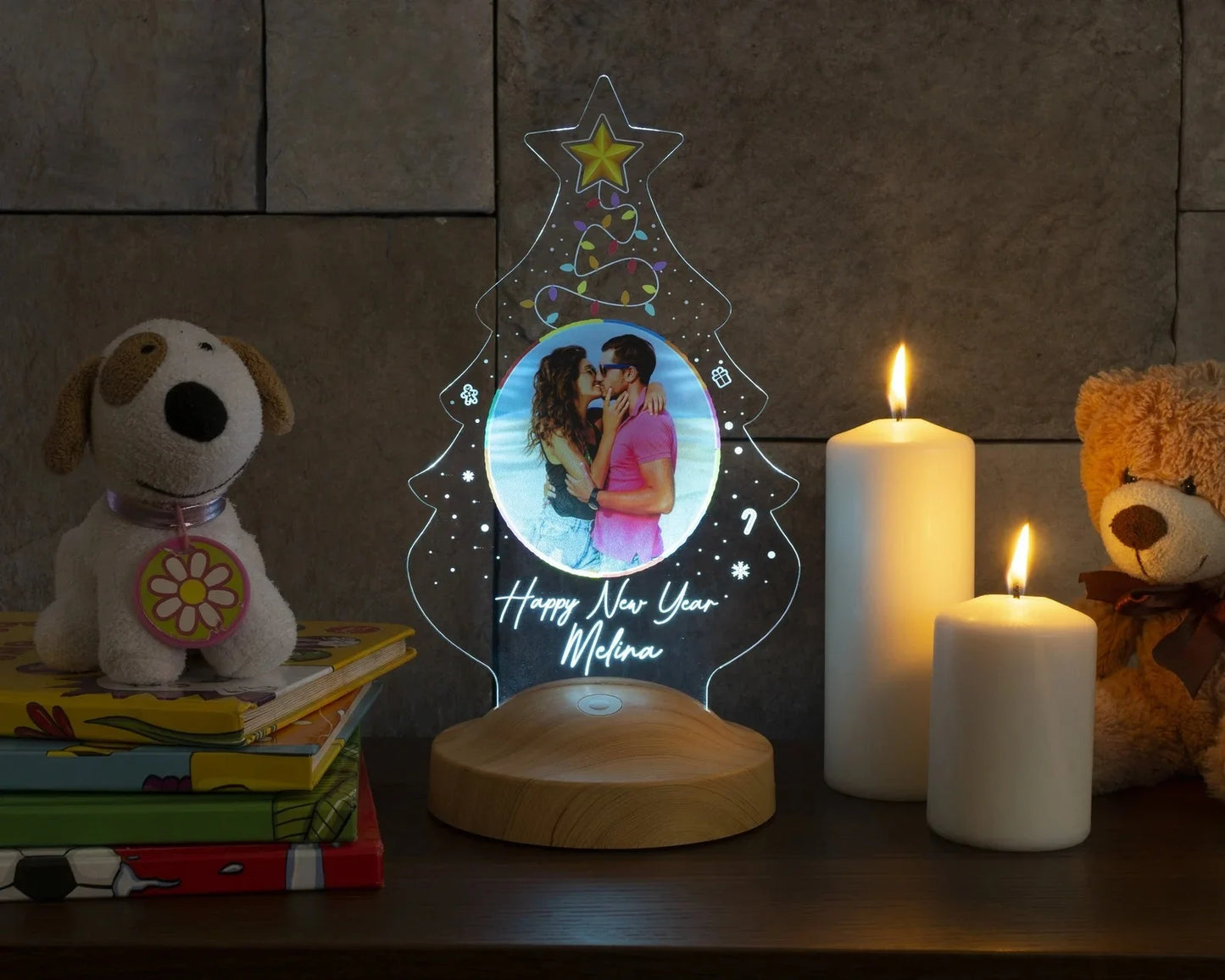 Personalized 3D Photo Lamp Custom Photo And Text Customized Gifts