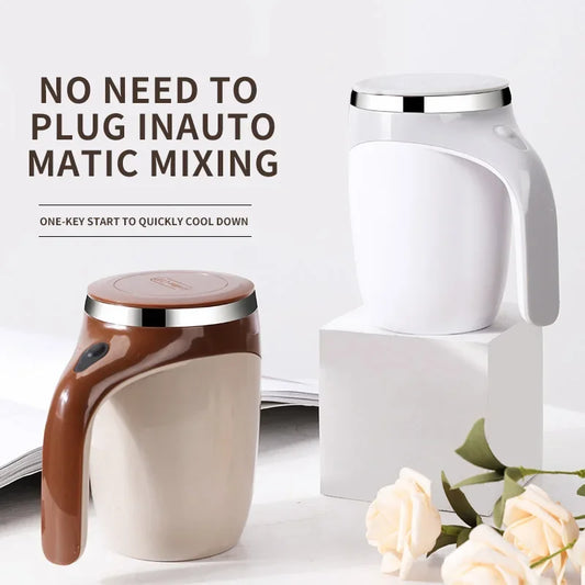 Automatic stirring mug coffee electric stirring stainless steel rotating magnetic household drinking tool