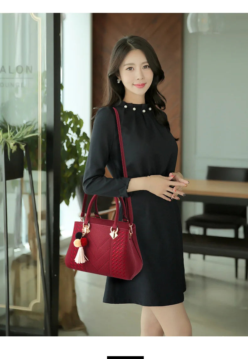 Classic Women  Leather Bags High Quality