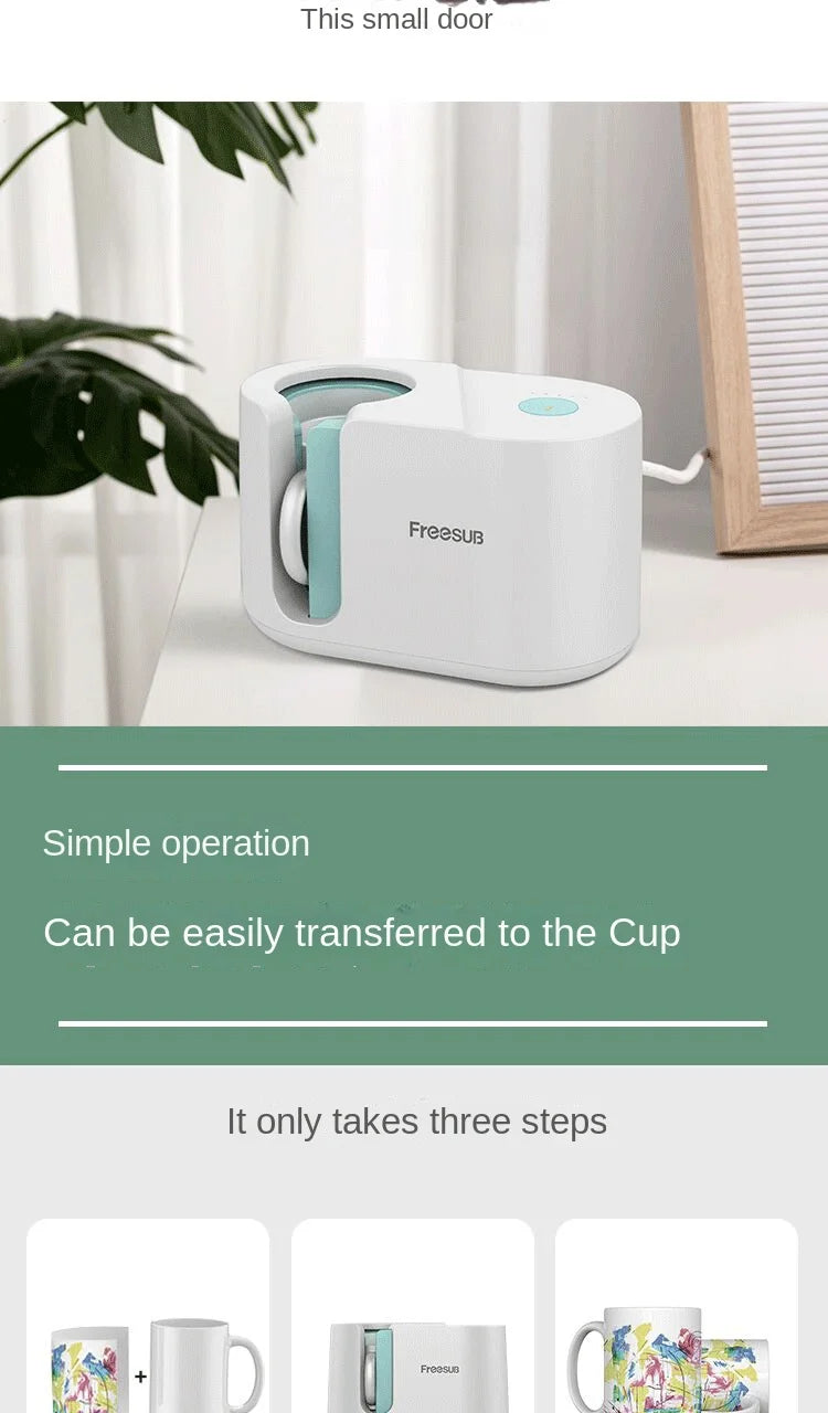Mug heat press machine Automatic mug sublimation printing machine