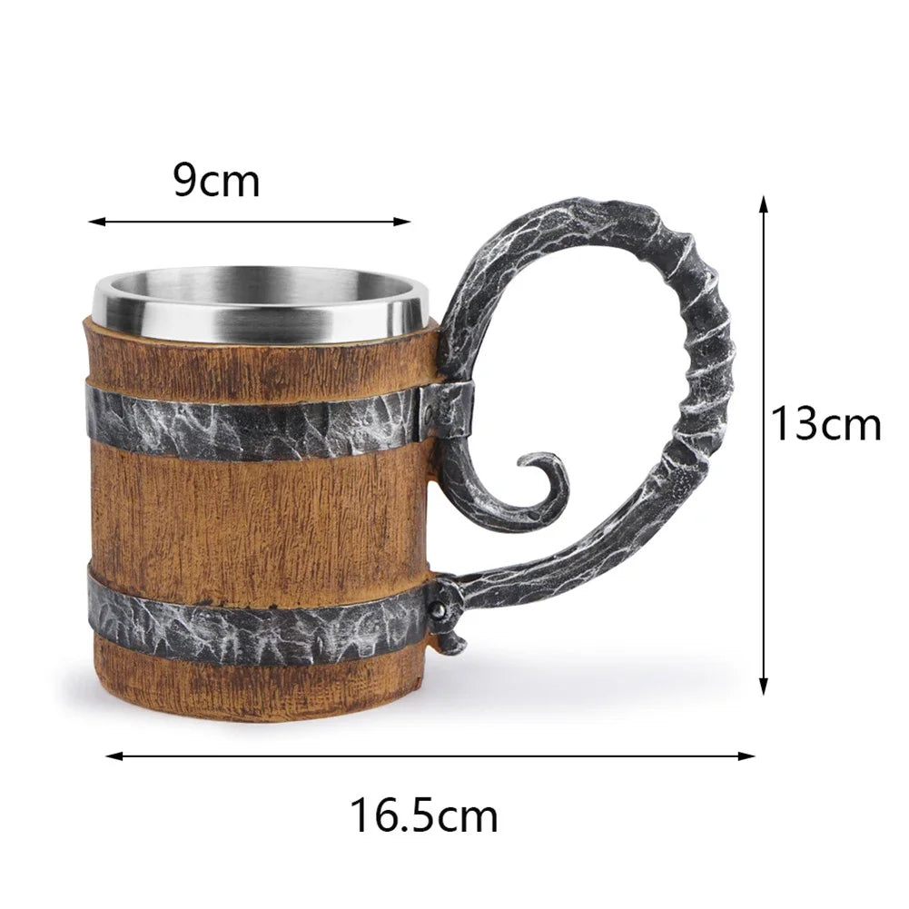 Viking Wood Style Mug