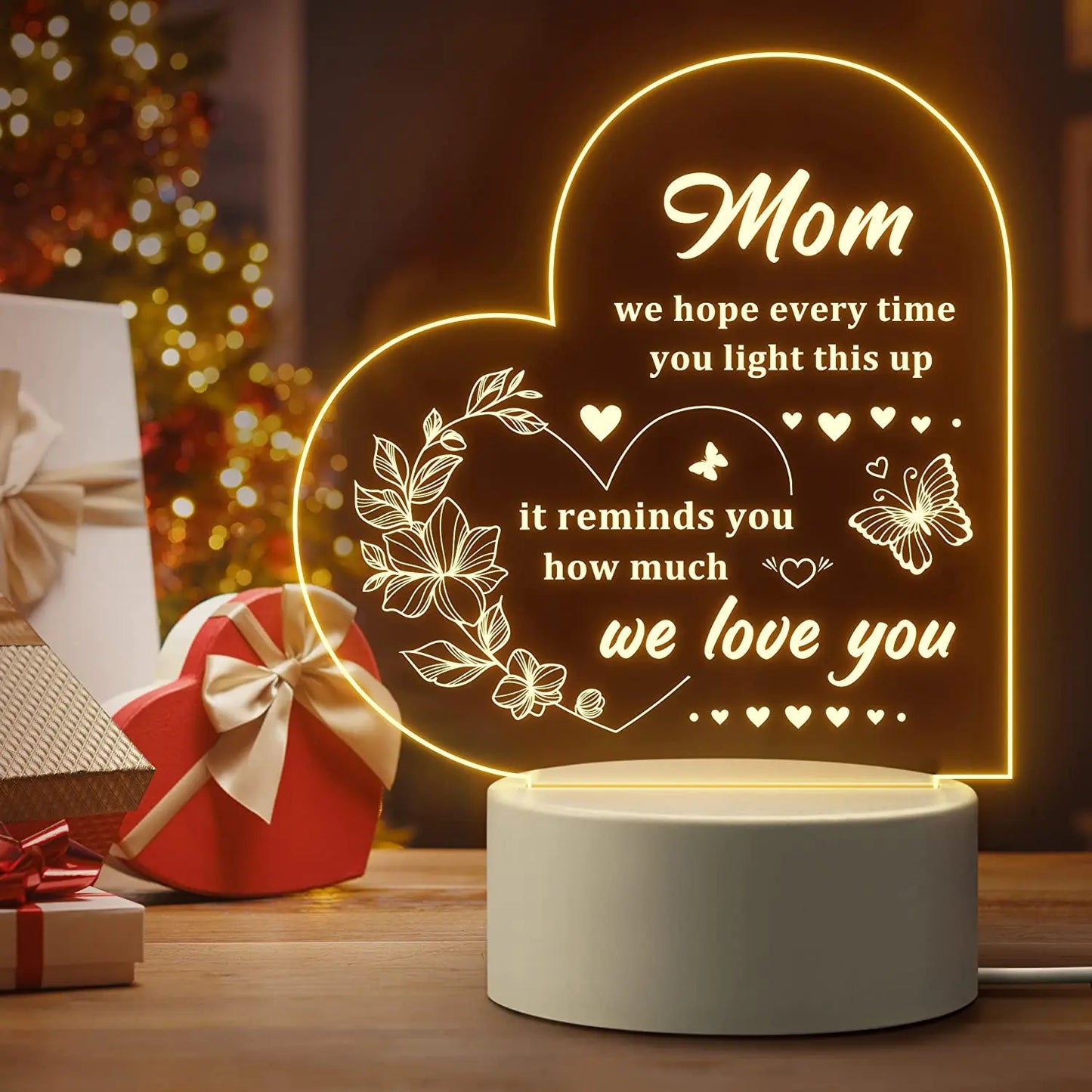 Mother's Day Gifts for Mom Night Light,