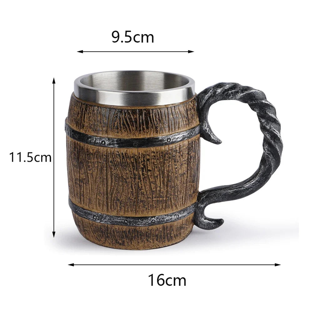 Viking Wood Style Mug