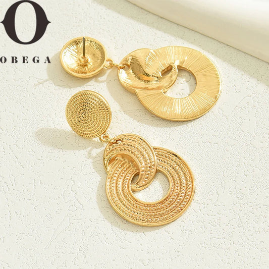 Obega Gold Color Earrings