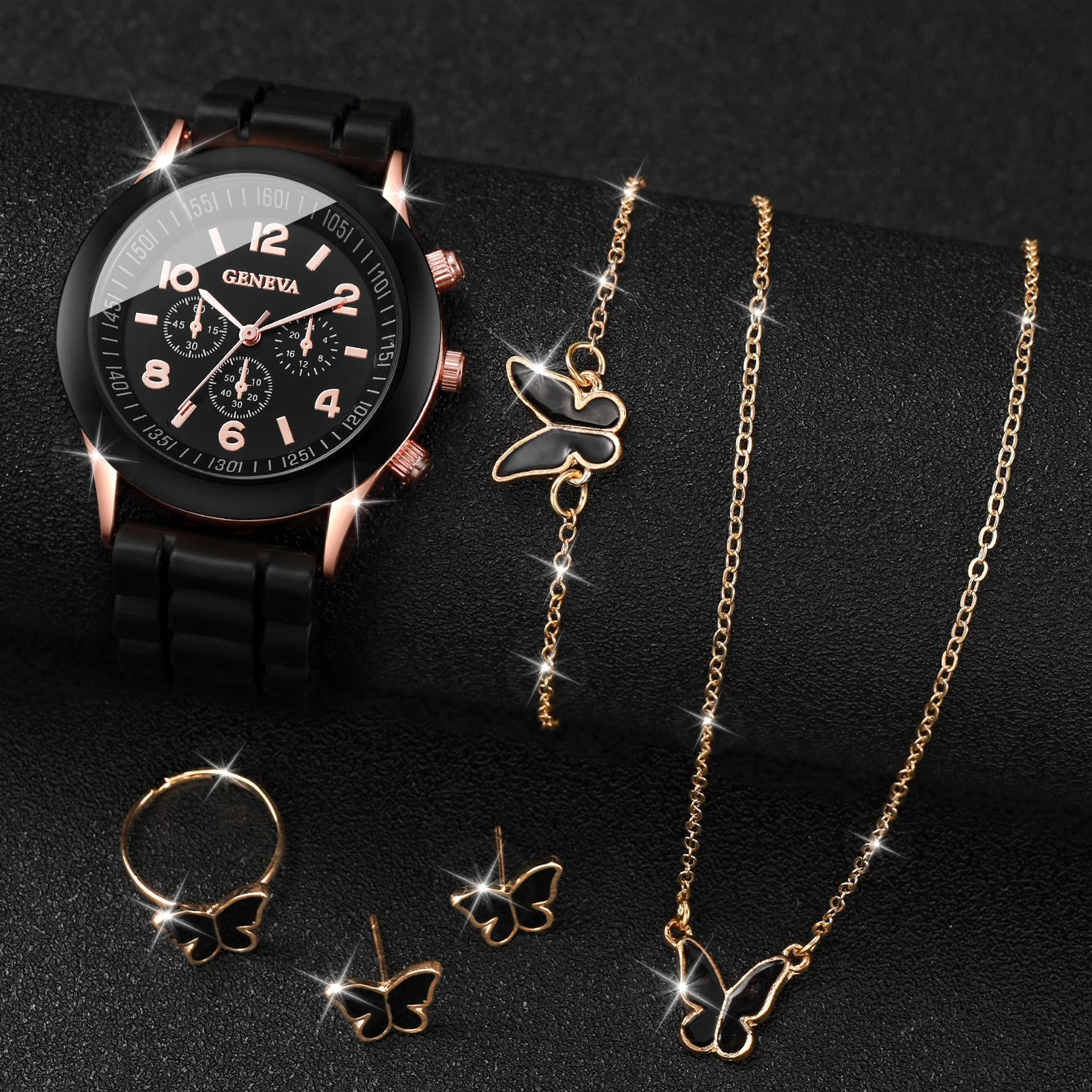 6PCS Women Watches Fashion